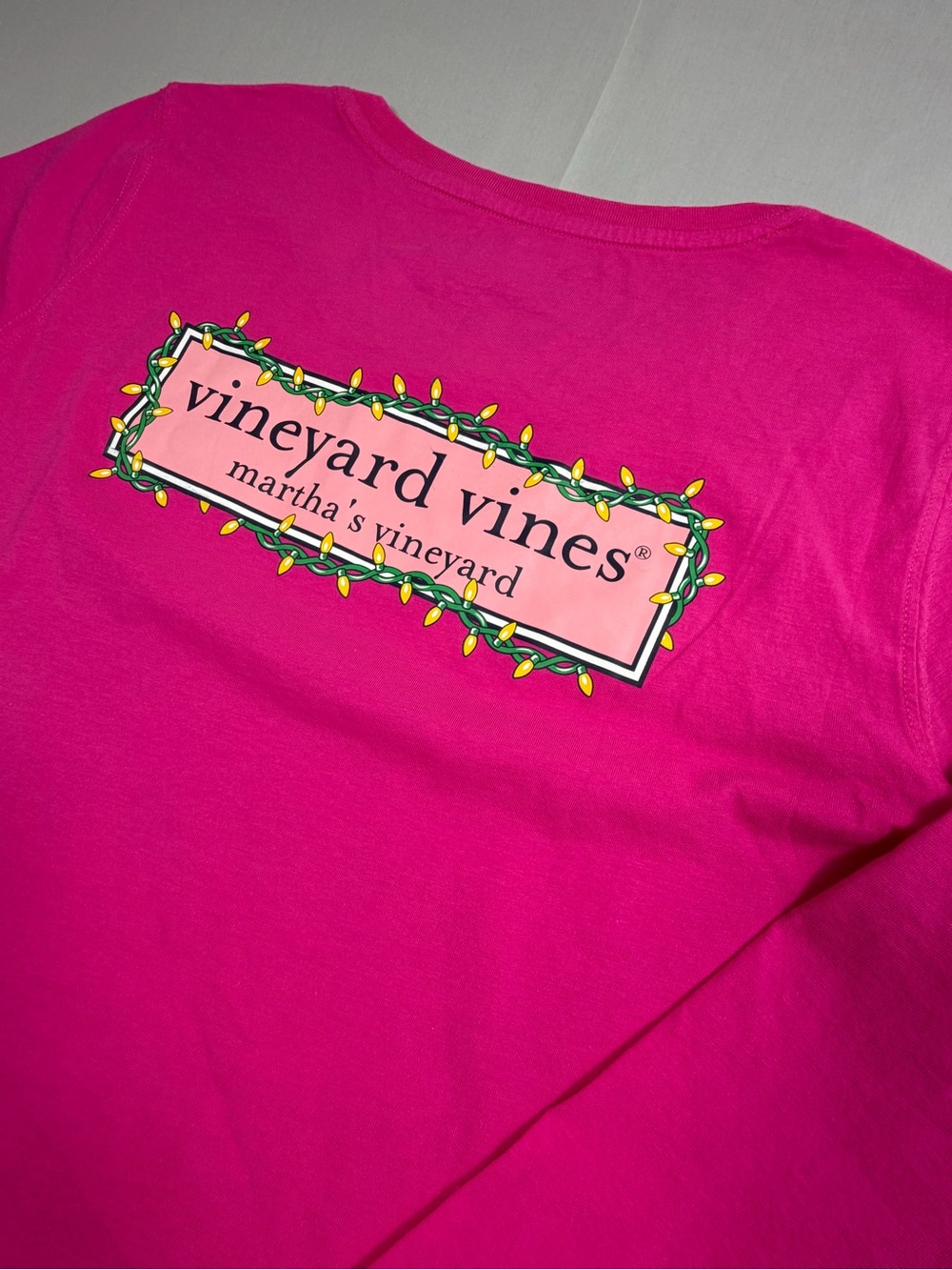 Women’s Vineyard Vines Pink Long Sleeve Shirt Size M - Picture 3 of 6